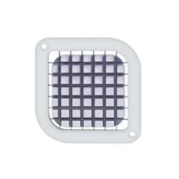 Louis Tellier Medium French Fry Cutter Grid and Pusher Compact Pro - 10mm Knife