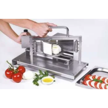 Louis Tellier Professional Large Stainless Steel Tomato & Mozzarella Cutter - 5.5mm Slices