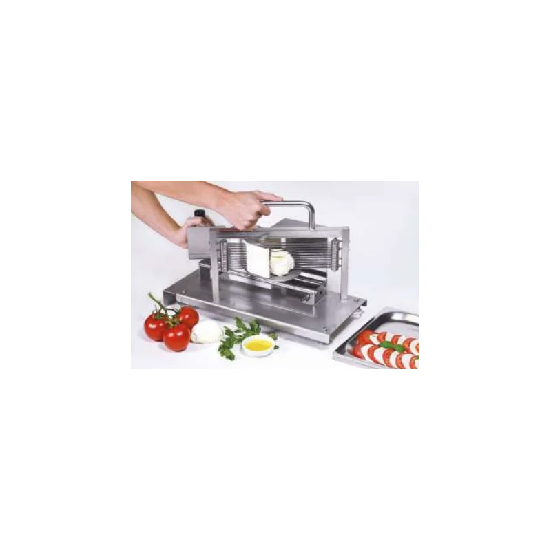 Louis Tellier Professional Large Stainless Steel Tomato & Mozzarella Cutter - 5.5mm Slices