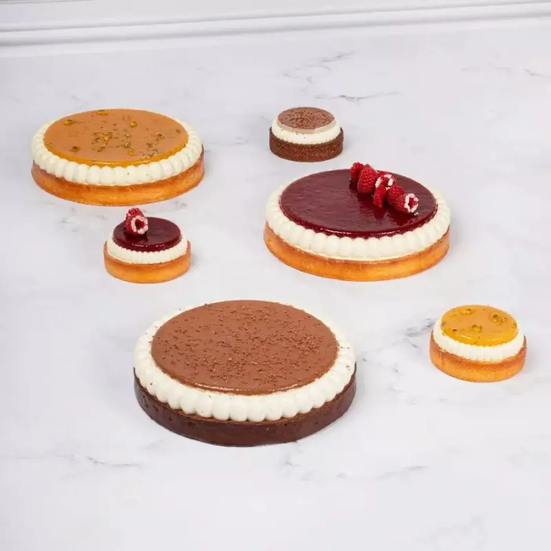 SILMAE Professional Daisy Silicone Pastry Mold - Ø 73 mm x 18 mm – 65 ml - 24 cavity