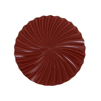 SILMAE Professional Round Ribbed Decorative Top Silicone Relief Mat - Ø 230 mm x 7 mm