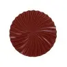 SILMAE Professional Round Ribbed Decorative Top Silicone Relief Mat - Ø 230 mm x 7 mm