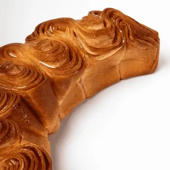 SILMAE Professional Half Moon Silicone Brioche Mold - 280 mm x 187 mm x 55 mm - 1580ml