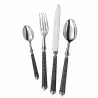 Alain Saint Joannis Quadrille Black Collection Premium Silverplated Cake Fork - 1 Piece