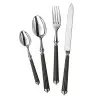 Alain Saint Joannis Lignes Black Collection Premium Silverplated Cake Fork - 1 Piece
