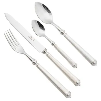 Alain Saint Joannis Moire Collection Premium Silverplated Dinner Knife - 1 Piece