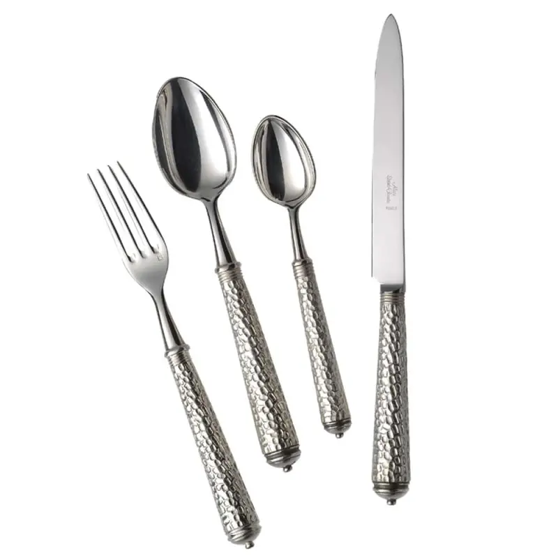 Alain Saint Joannis Martelé Collection Premium Stainless Steel Butter Serving Knife - 1 Piece Alain Saint Joannis Martelé Collection Premium Stainless Steel Butter Serving Knife - 1 Piece