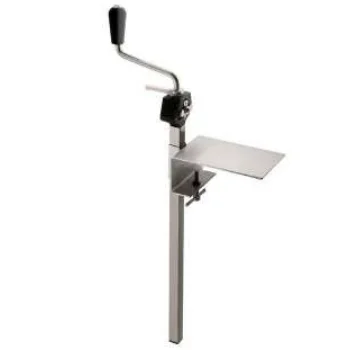 Louis Tellier Stainless Steel Manual Can Opener - Composite Head - Table Clamp - 550mm