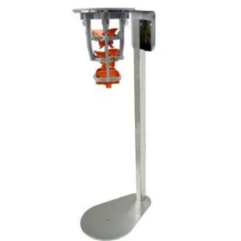 Louis Tellier Stainless Steel Peeler On Stand - Carrots