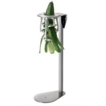 Louis Tellier Stainless Steel Peeler On Stand - Cucumbers