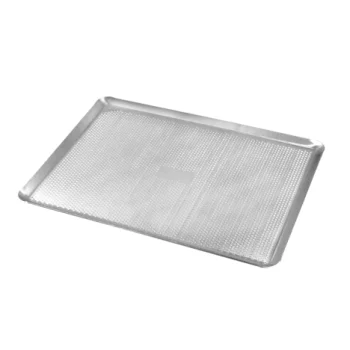 Louis Tellier Aluminium Perforated Pastry Sheet - 400 X 300 X 10mm
