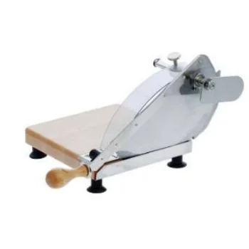 Louis Tellier Bread Slicer - Haccp Pehd Base - Round Blade With Stop