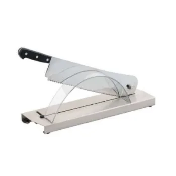 Louis Tellier Bread Slicer - Stainless Steel Base - 35 Cm Straight Blade