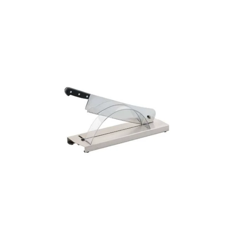 Louis Tellier Bread Slicer - Stainless Steel Base - 35 Cm Straight Blade