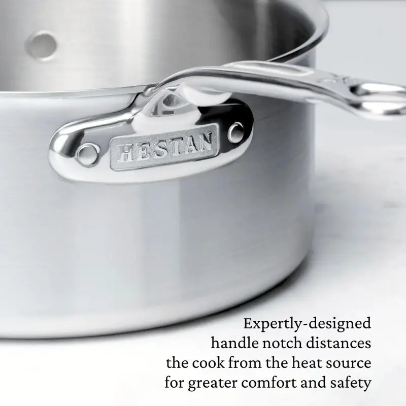 Hestan 16cm/1.5qt Open Saucepan - Set of 2