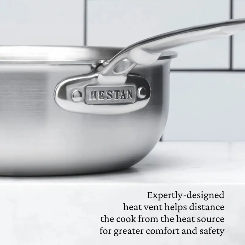 Hestan 20cm/2qt Open Saucier - Set of 2