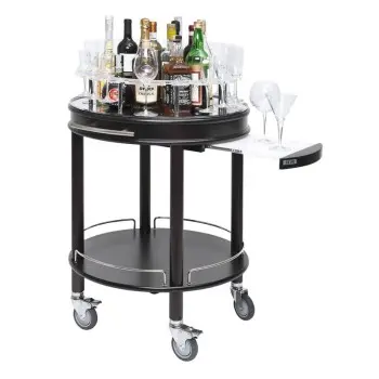 Prestige Roma Round Champagne & Liquor Trolley