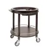 Prestige Roma Round Base Service Trolley