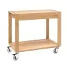 Prestige Smile Oak Base Service Trolley