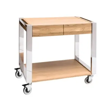 Prestige Smile Inox Base Service Trolley