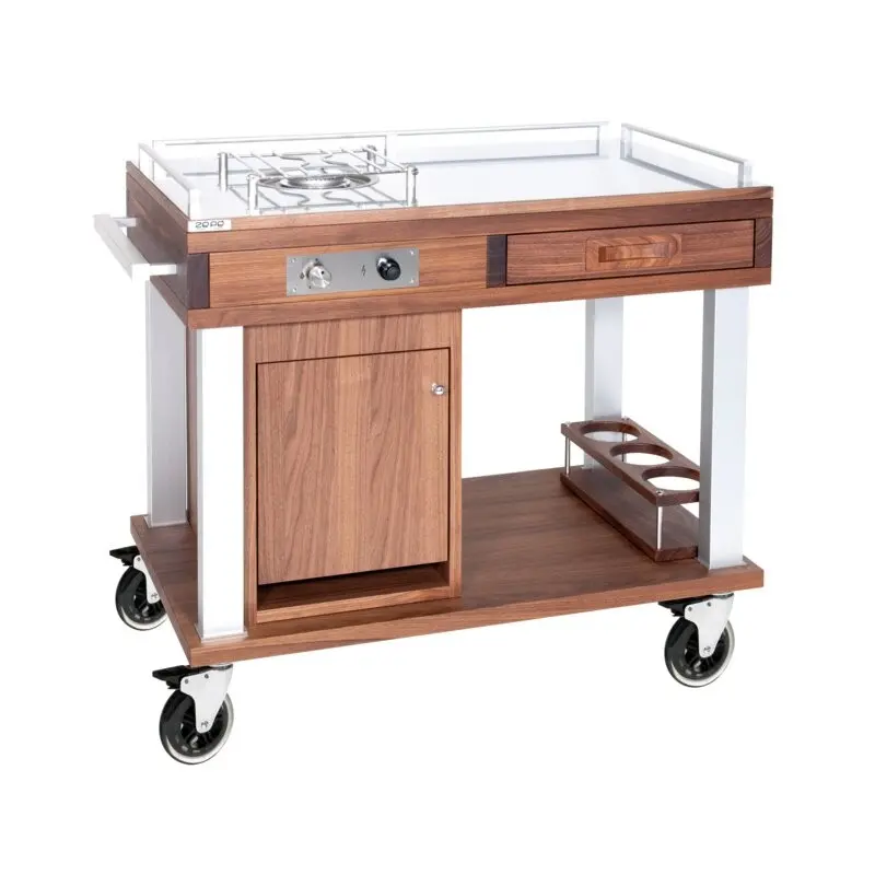 Prestige Display Dolomiti Wood Rack gn 2/4 H: 12.5 cm + 1 Wooden Box