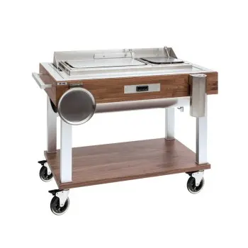 Prestige Display Dolomiti Wood gn 2/4 H: 23.5 cm + 1 Wooden Box