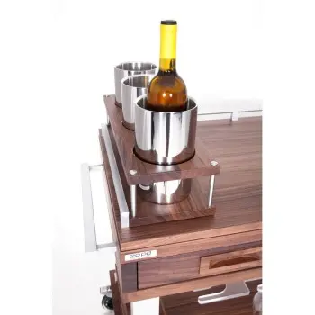Prestige Display Dolomiti Wood Stand gn 1/1 H: 23.5 cm + 2 Wooden Boxes