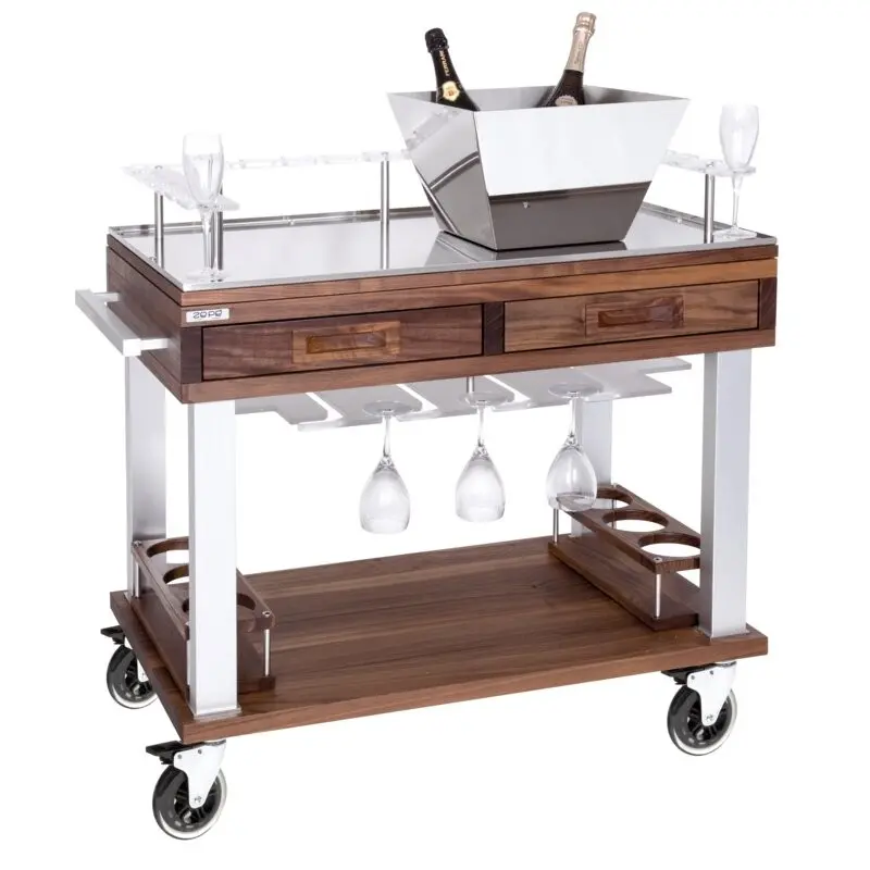 Prestige Display Nature Wood gn 1/1 H: 35 cm + 2 Wooden Boxes