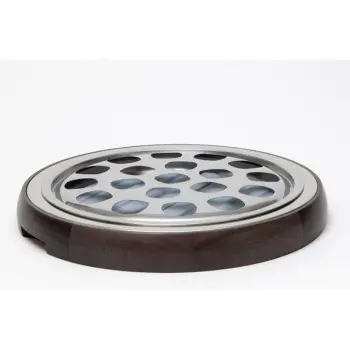 Elegant Classic Round Service Tray - Yoghurt - Chilled