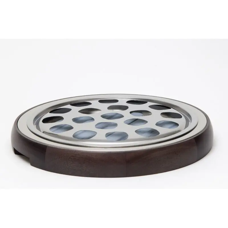 Elegant Classic Round Service Tray - Yoghurt - Chilled Elegant Classic Round Service Tray - Yoghurt - Chilled