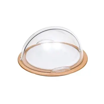 Elegant Classic Round Service Tray -Revolving Pe - Roll Top