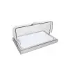 Elegant Quadro Service Tray - Cool - Pe - Roll Top gn 1/1