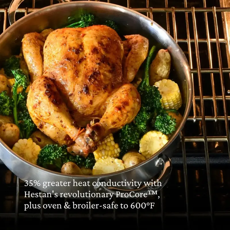 Hestan 30cm/9qt Open Rondeau (120mm height) - Set of 2