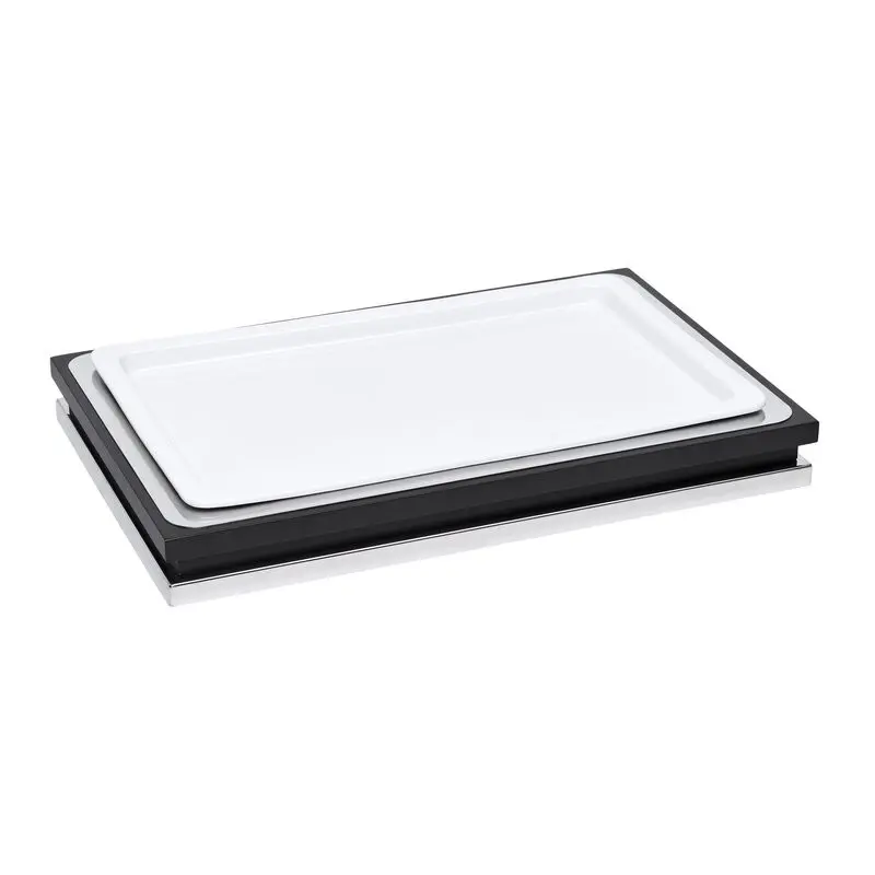 Elegant Zerouno Service Tray - Cool - Porcelain gn 1/1 Elegant Zerouno Service Tray - Cool - Porcelain gn 1/1