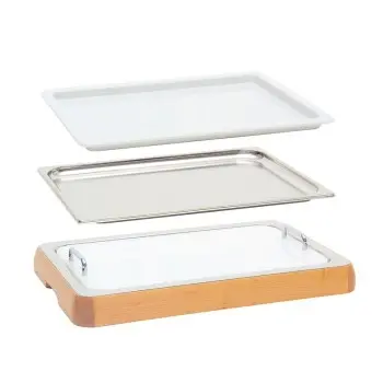 Elegant Classic Service Tray - Cool - Stainless Steel gn 1/1
