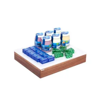 Elegant Nature Service Tray - Cool - Pe White gn 1/2