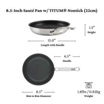 Hestan 22cm/8.5" Open Nonstick Skillet - Set of 2