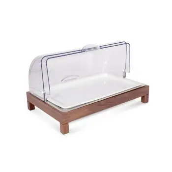 Elegant Nature Service Tray - Cool - Porcelain - Roll Top gn 1/1