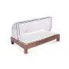 Elegant Nature Service Tray - Cool - Porcelain - Roll Top gn 1/1