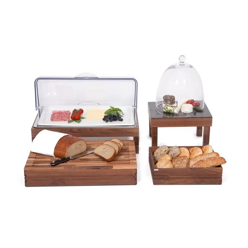 Elegant Nature Service Tray - Cool - Porcelain - Roll Top gn 1/1