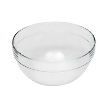 Elegant Fantasy Transparent Glass Bowl (Ø 23 cm) - Set of 6
