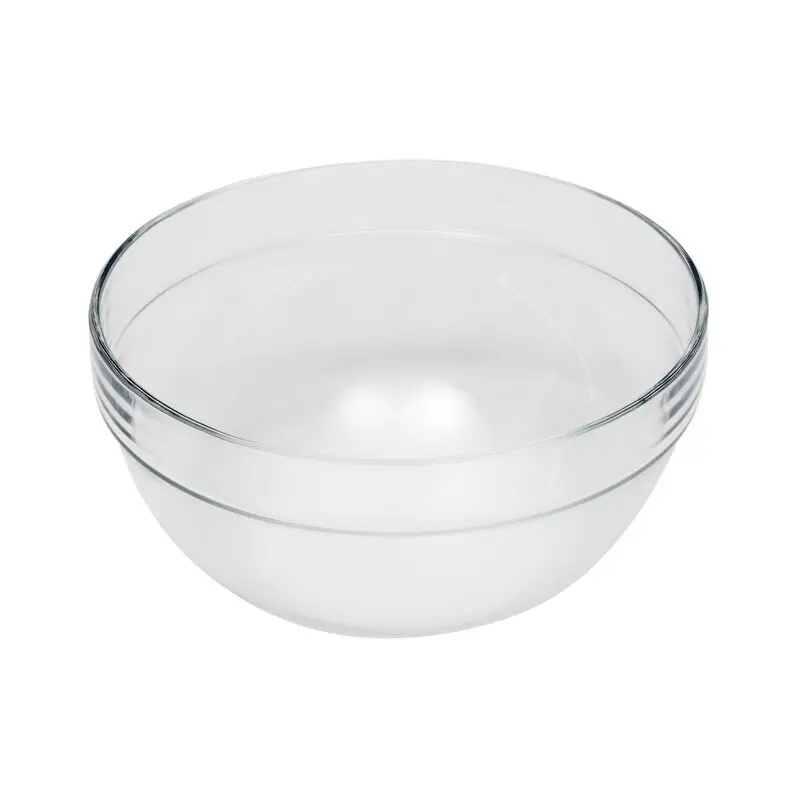 Elegant Fantasy Transparent Glass Bowl (Ø 23 cm) - Set of 6