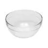 Elegant Fantasy Transparent Glass Bowl (Ø 23 cm) - Set of 6