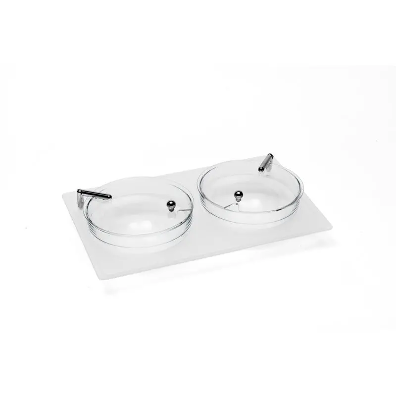 Elegant Fantasy White Plastic Pmma Element gn 1/1 With Holes And Lids