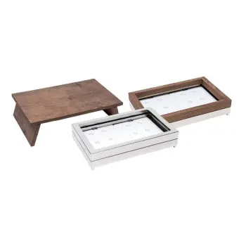Elegant Fantasy Set 1X Bases Inox + 1X Bases Inox-Wood - Cool + Folding Raising System