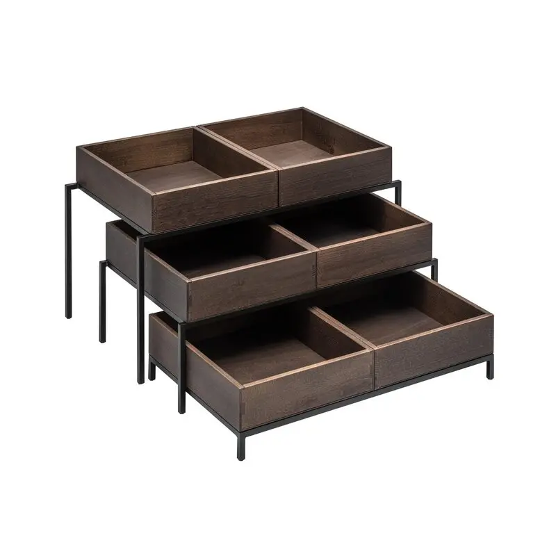 Elegant Display Dolomiti Wood gn 1/1 H: 12.5 cm + 2 Wooden Boxes