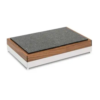 Elegant Fantasy Inox-Wood Service Tray - Granite Dark - Cool