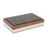 Elegant Fantasy Inox-Wood Service Tray - Granite Dark - Cool