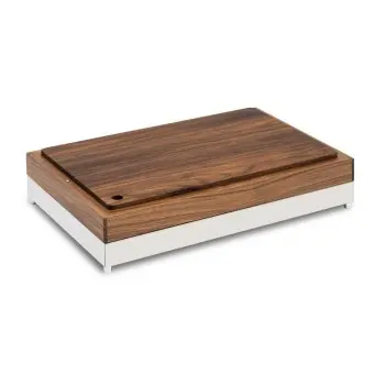 Elegant Fantasy Inox-Wood Service Tray - Wood