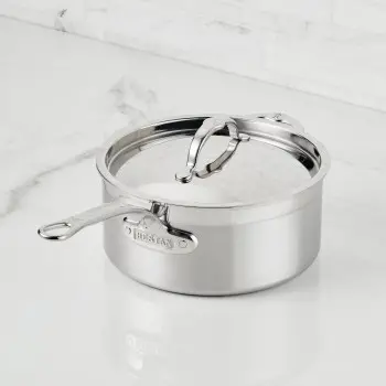 Hestan 4.0qt Covered Saucepan w/helper handle (22cm) - Set of 2